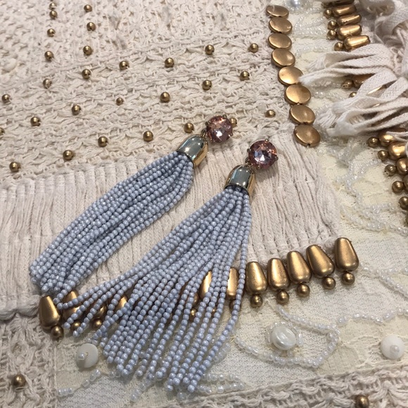 C&C California Jewelry - Gorgeous drop earrings with beaded tassels ! ❤️🤩